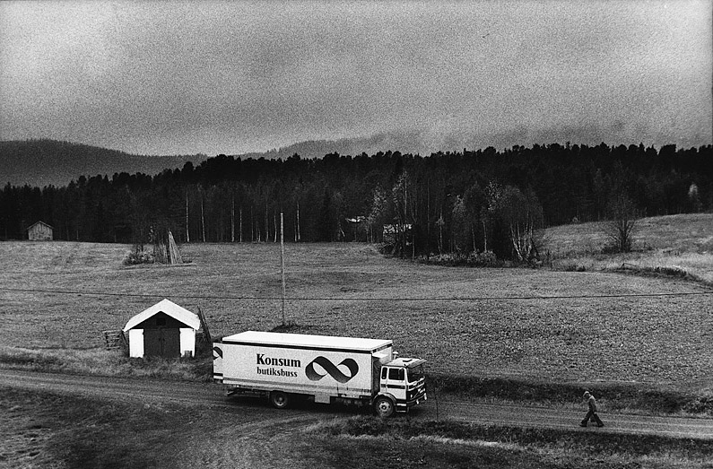 Butiksbussen i Ammarnäs